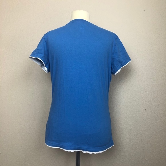 Reebok Blue Chargers T-shirt Tee Top (size Medium) - Picture 3 of 5